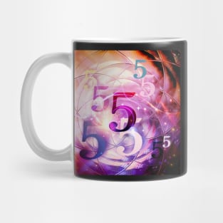 Number 5 Mug